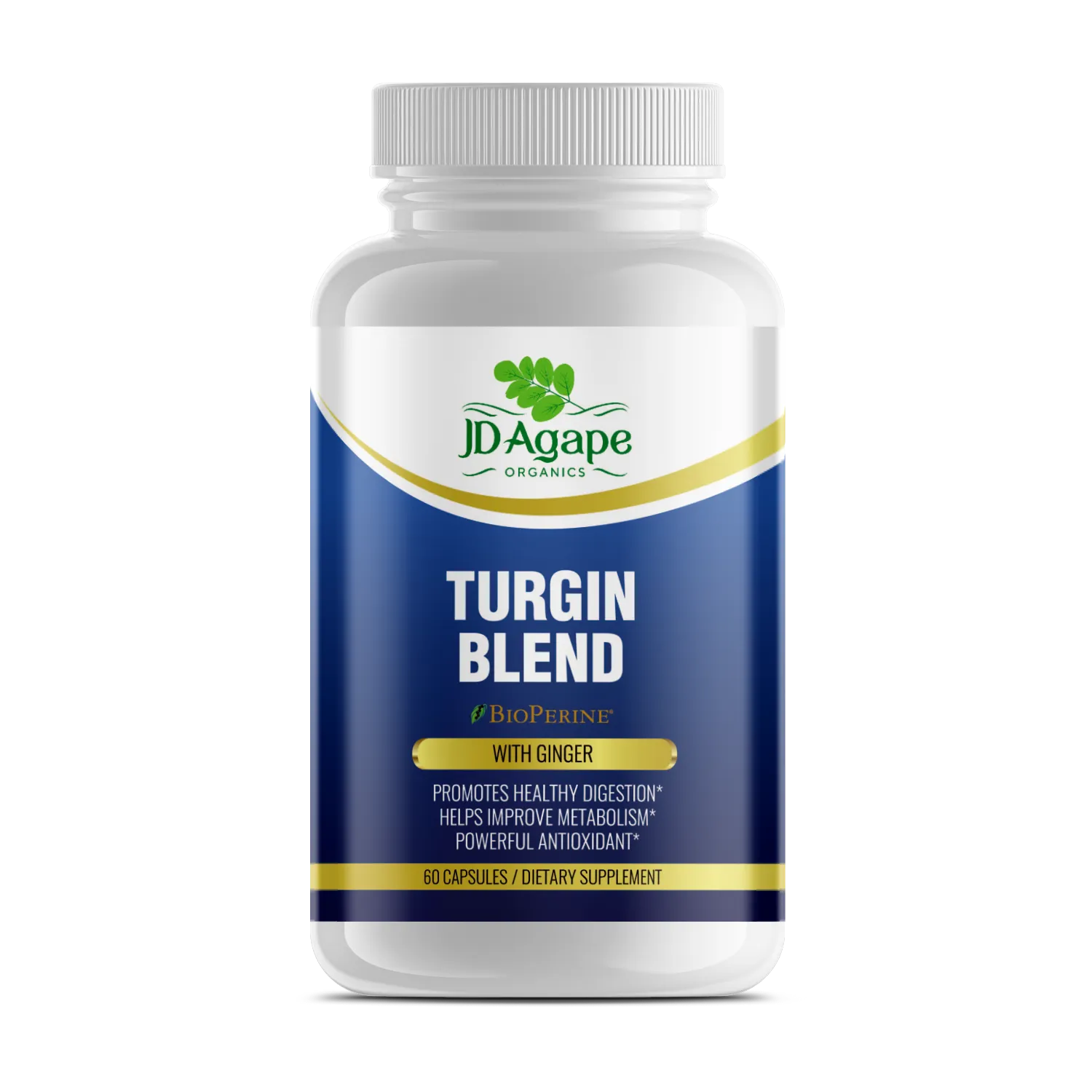 Turgin Blend supplement bottle